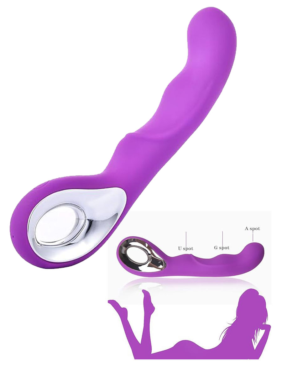 Hyman ljubičasti vibrator za G-tačku — 20 cm — YQW 006